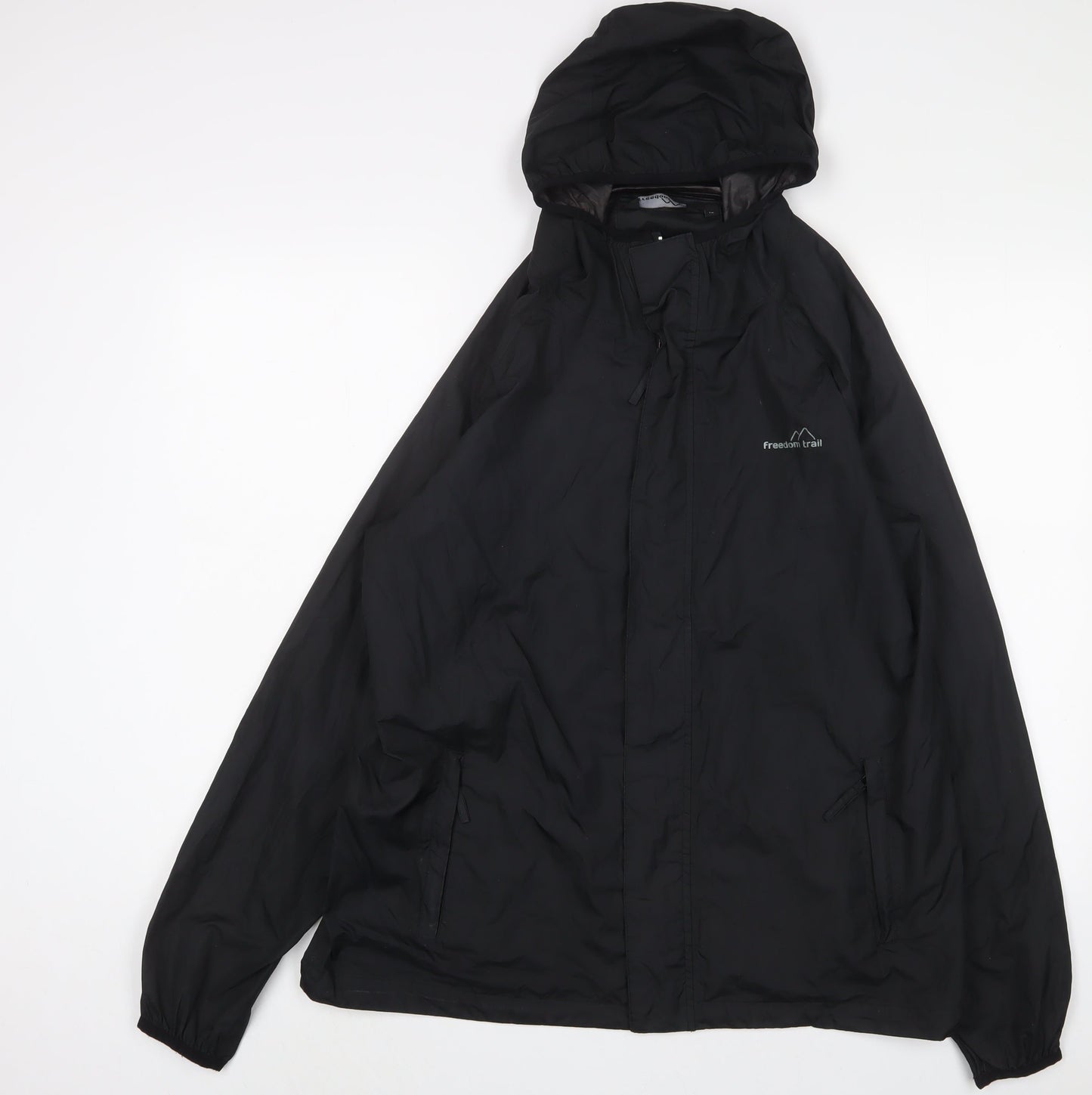 Freedom Trial Womens Black Jacket Size 18 Zip
