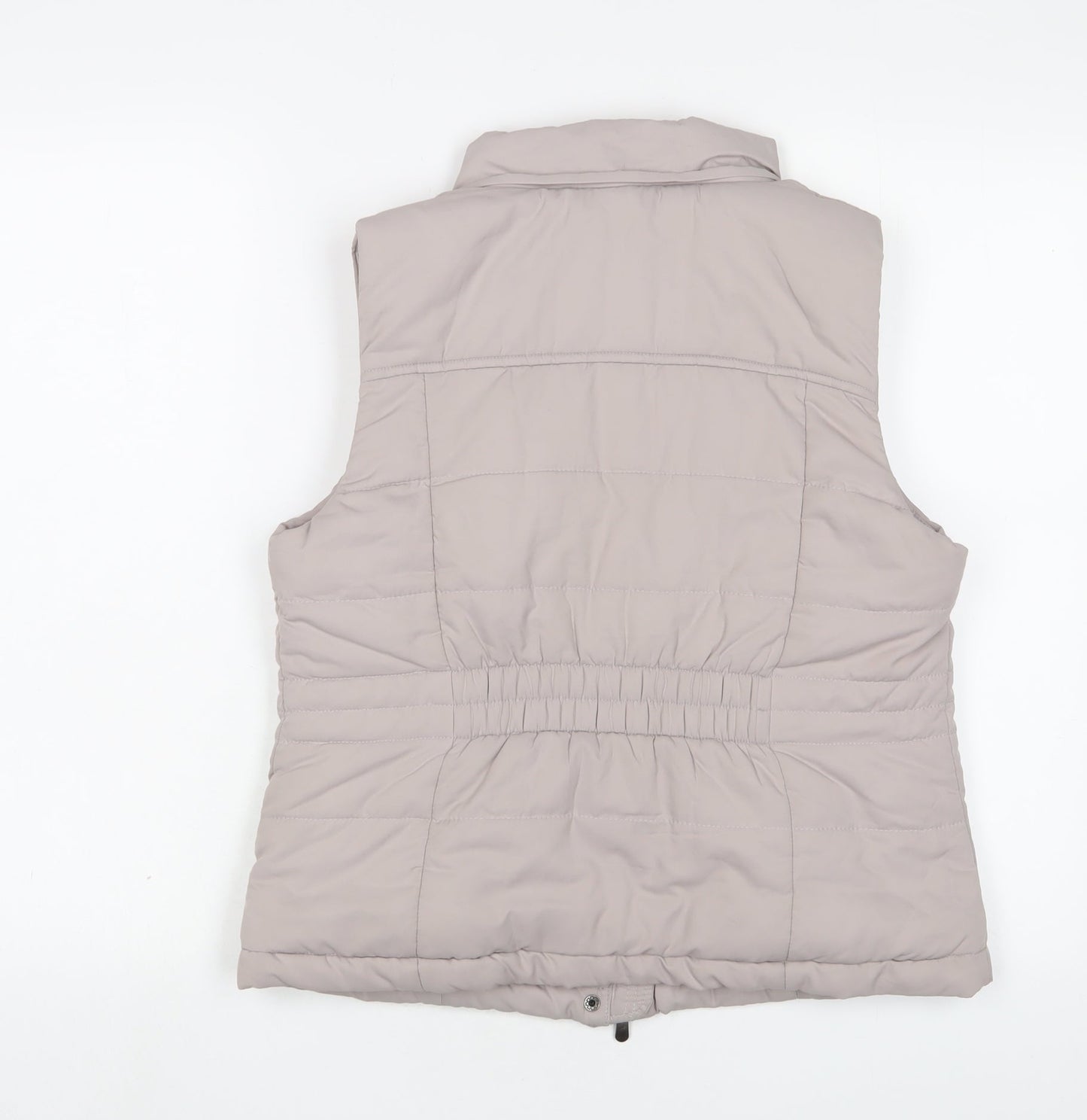 Forever New Womens Beige Gilet Jacket Size 12 Zip