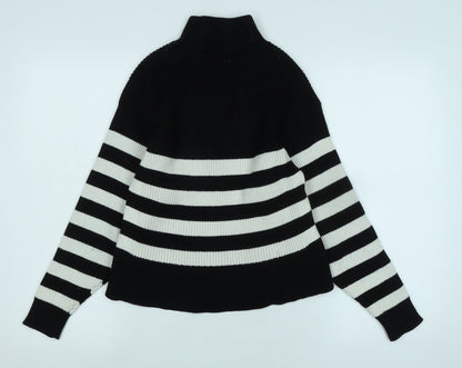 Womens UK Size S MNG Black Pullover Jumper