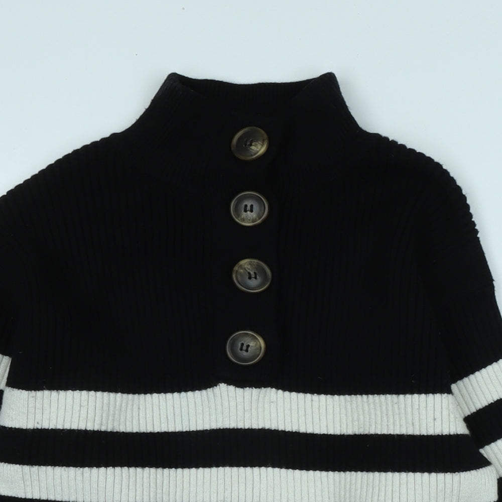 Womens UK Size S MNG Black Pullover Jumper