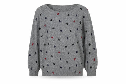 Womens UK Size S Oasis Grey Pullover Jumper