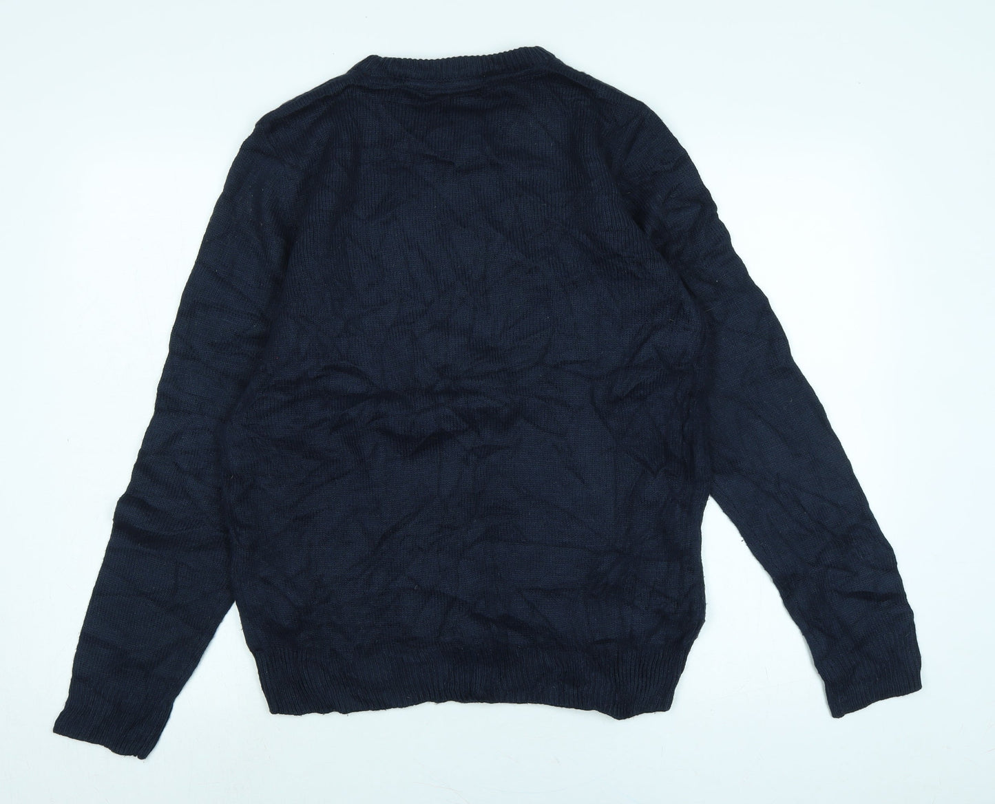 Womens UK Size M Threadbare Blue Pullover Jumper