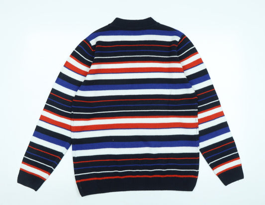 Womens UK Size M Isle Multicoloured Pullover Jumper