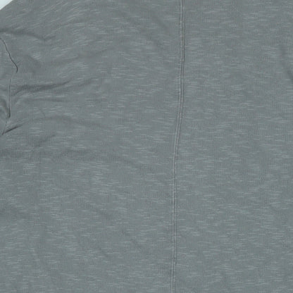 Topman Mens Grey Cotton Pullover Sweatshirt Size XL