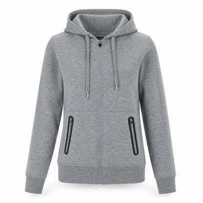 Marks & Spencer Womens Grey Jacket Size 6 Zip