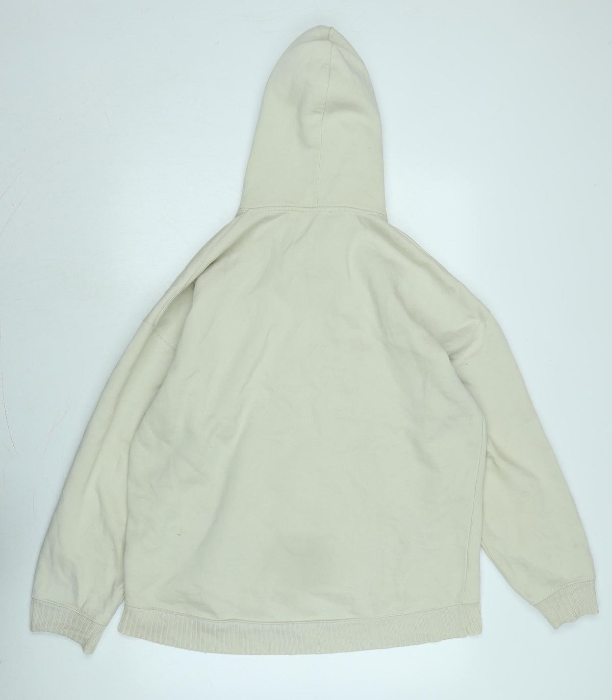 Zara Womens Beige Polyester Pullover Hoodie Size S