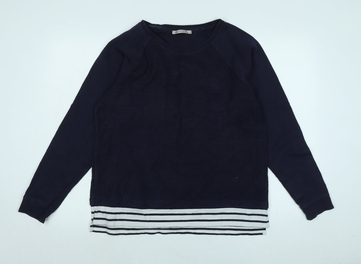 Womens UK Size 16 Marks and Spencer Blue Pullover Jumper