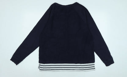 Womens UK Size 16 Marks and Spencer Blue Pullover Jumper