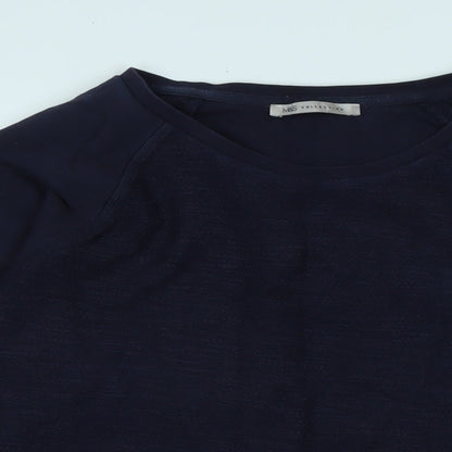 Womens UK Size 16 Marks and Spencer Blue Pullover Jumper