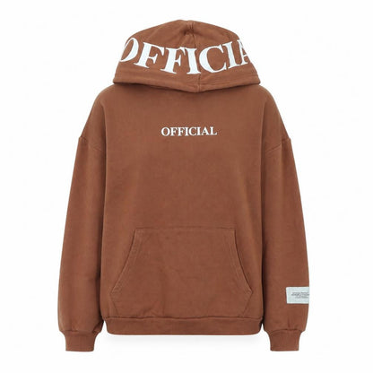 Womens UK Size XS Boohoo Brown Pullover Hoodie