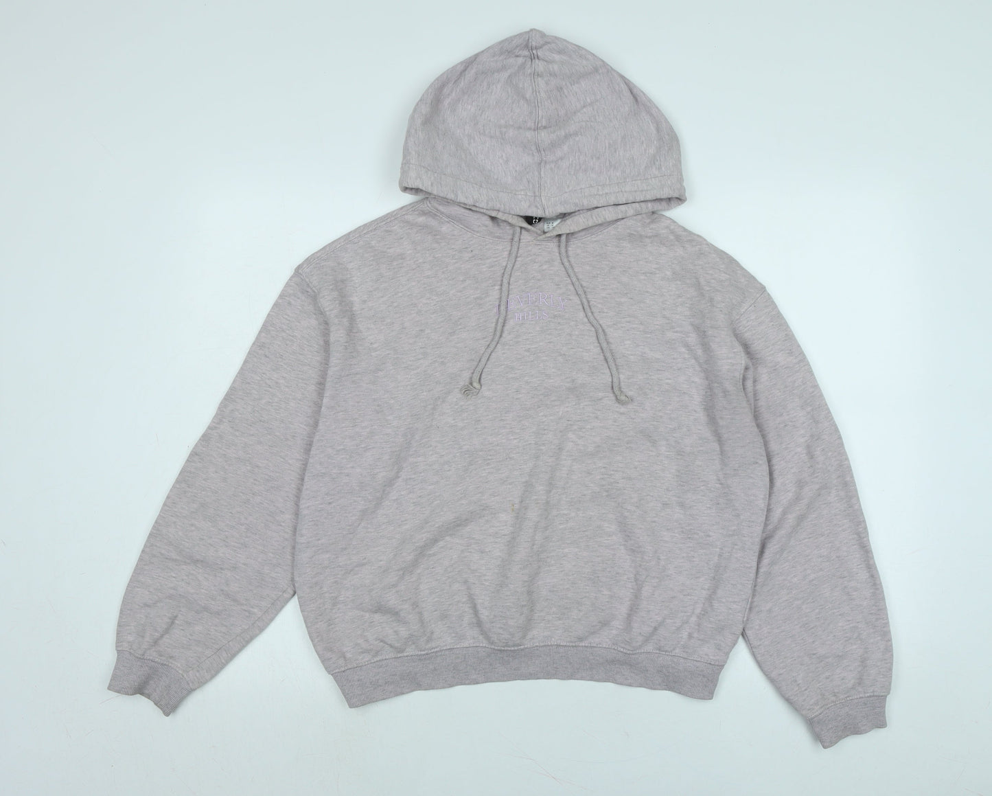 Divided Womens Pink Polyester Pullover Sweatshirt Size M