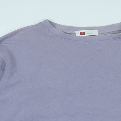 Everyday will a gift Womens Purple Polyester Pullover Sweatshirt Size L - Everyday will a gift