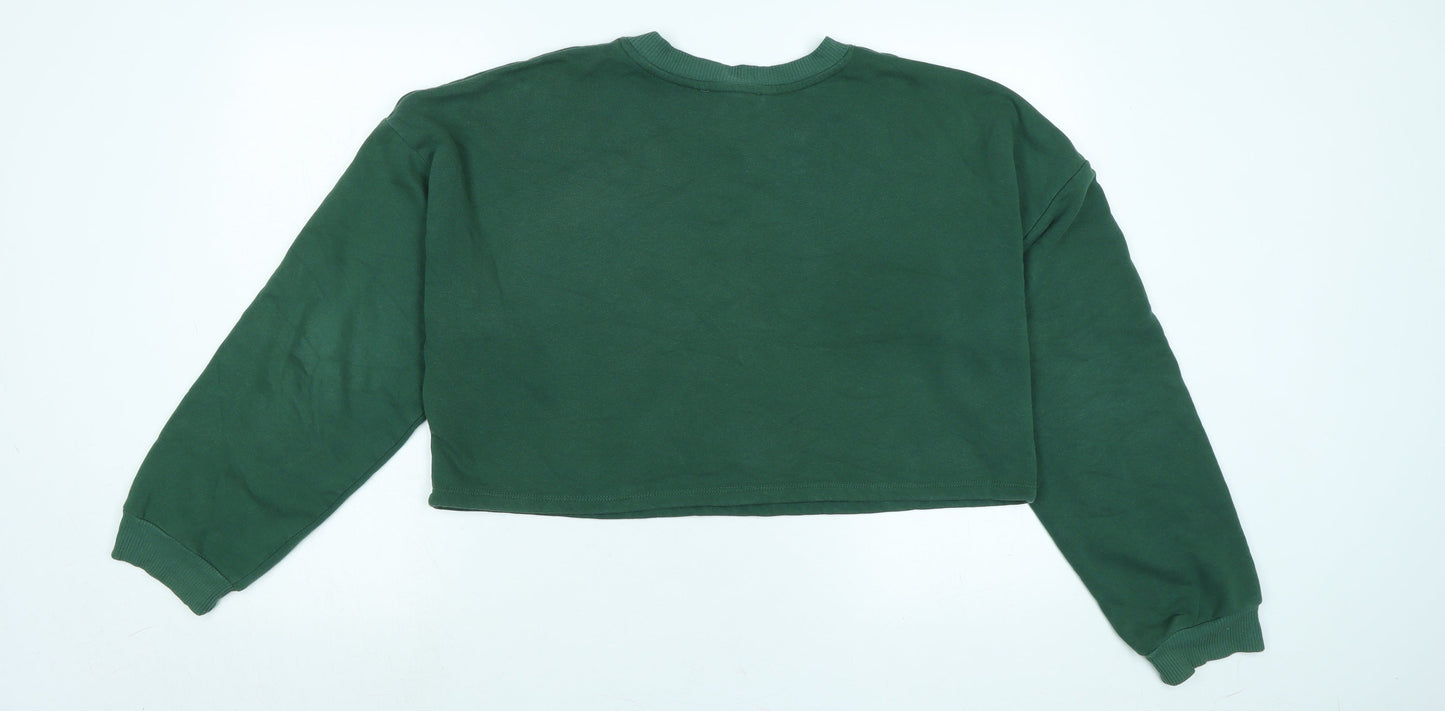 Club Univeristy Sports Womens Green Polyester Pullover Sweatshirt Size M - University Sports & Social club