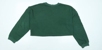 Club Univeristy Sports Womens Green Polyester Pullover Sweatshirt Size M - University Sports & Social club