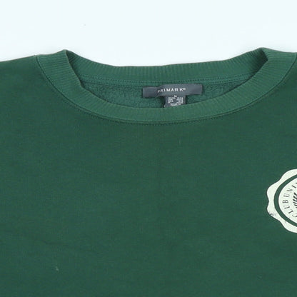 Club Univeristy Sports Womens Green Polyester Pullover Sweatshirt Size M - University Sports & Social club