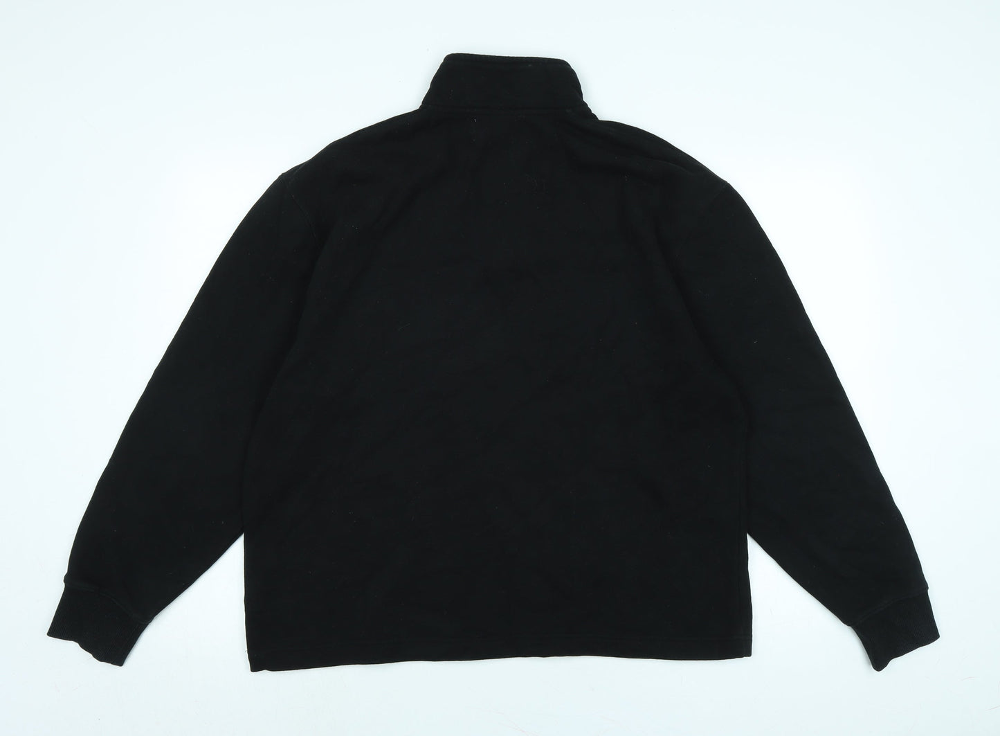 Topman Mens Black Polyester Pullover Sweatshirt Size M