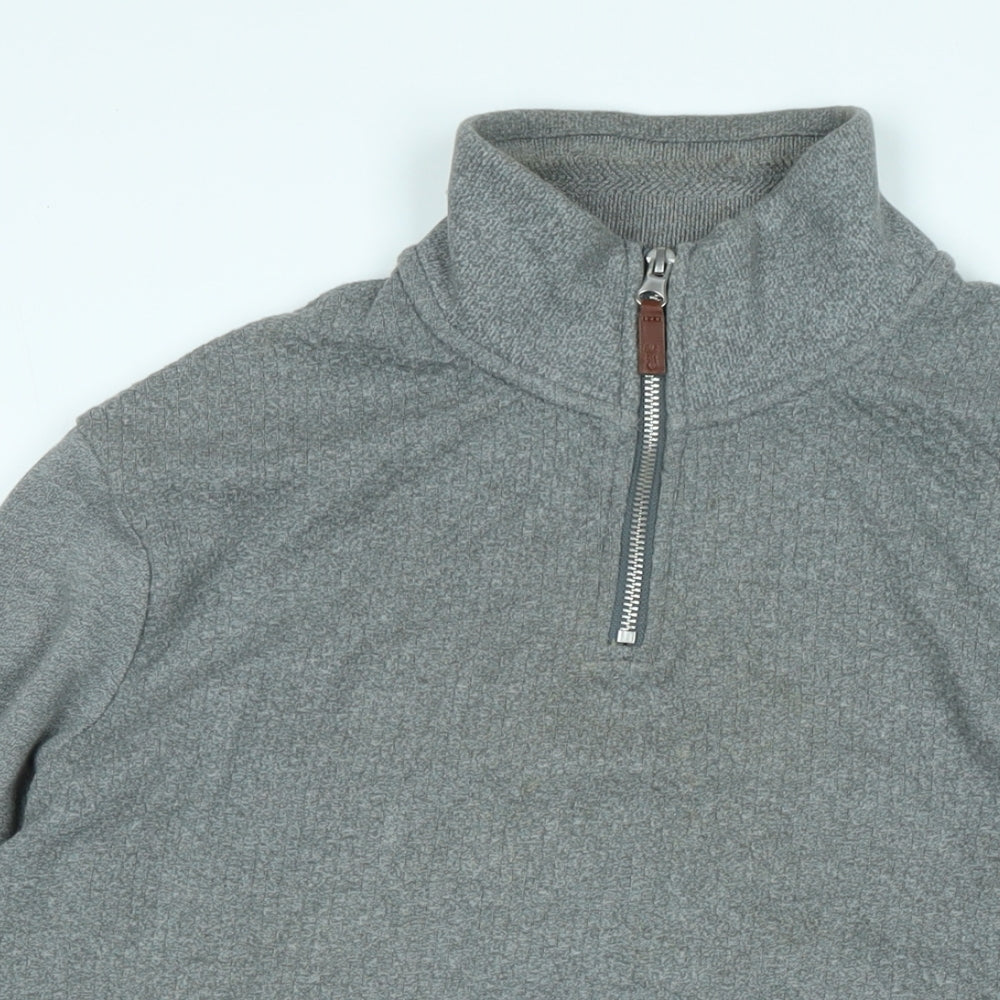 Mens UK Size M NEXT Grey Pullover Sweatshirt