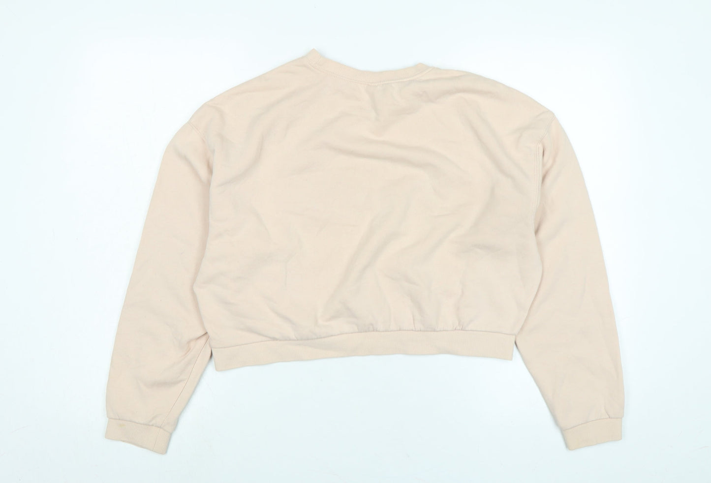 Divided Womens Pink Polyester Pullover Sweatshirt Size M