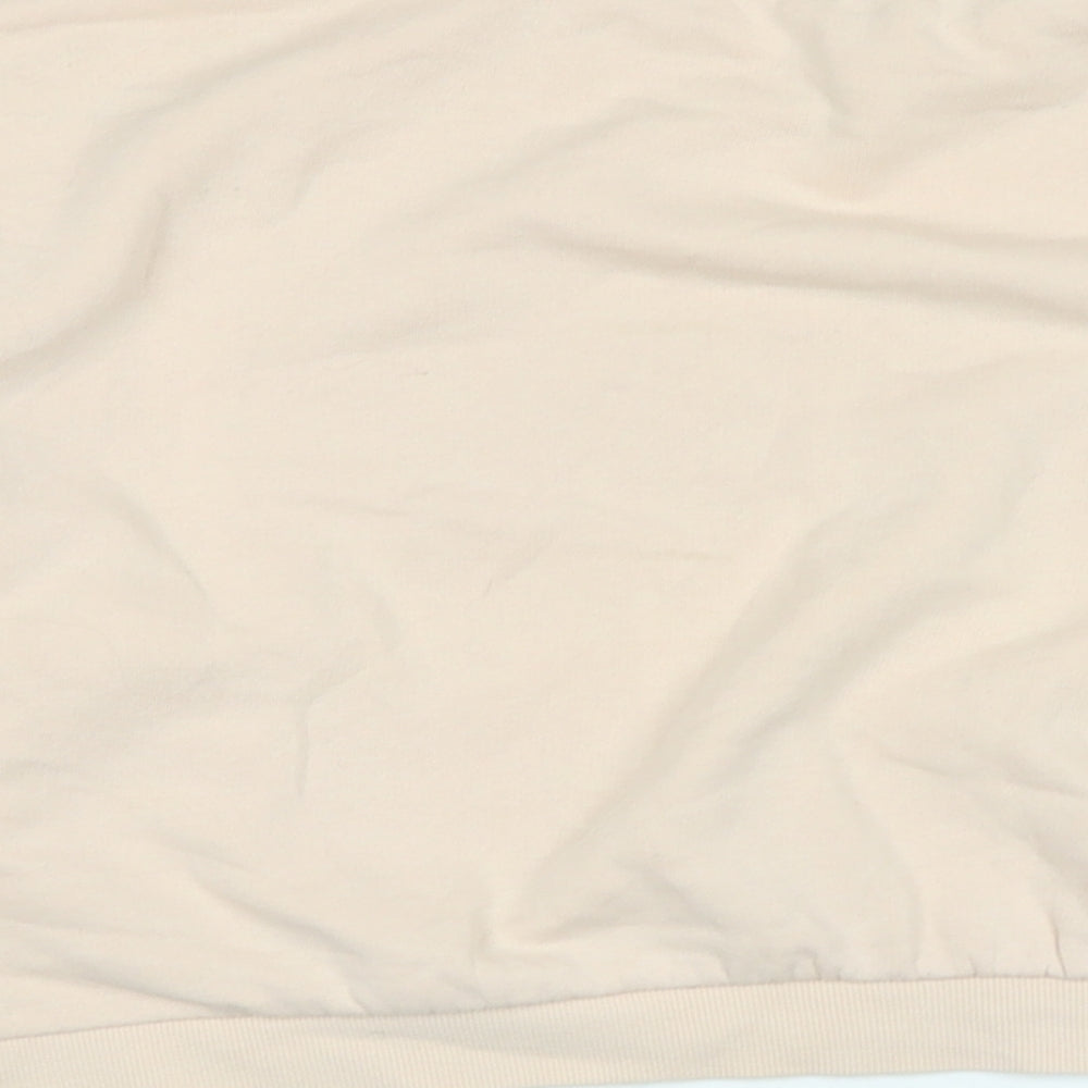 Divided Womens Pink Polyester Pullover Sweatshirt Size M