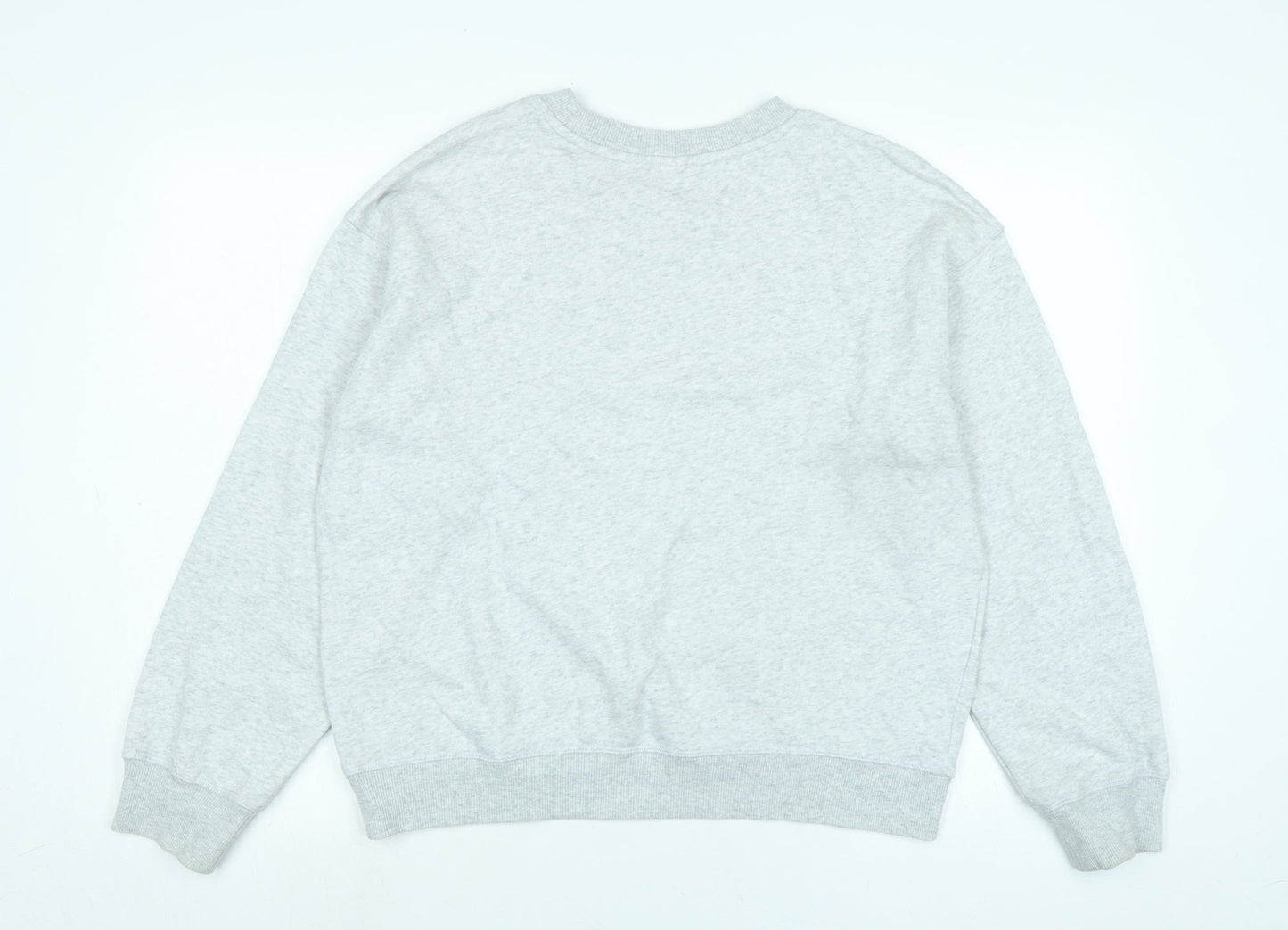 H&M Womens Grey Cotton Pullover Sweatshirt Size S - NYC Athletics Club-1999-manhattan New York.