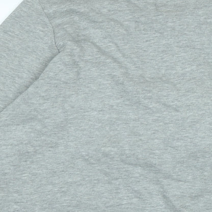 Made For You Womens Grey Polyester Pullover Sweatshirt Size 12 - Shake your pom poms
