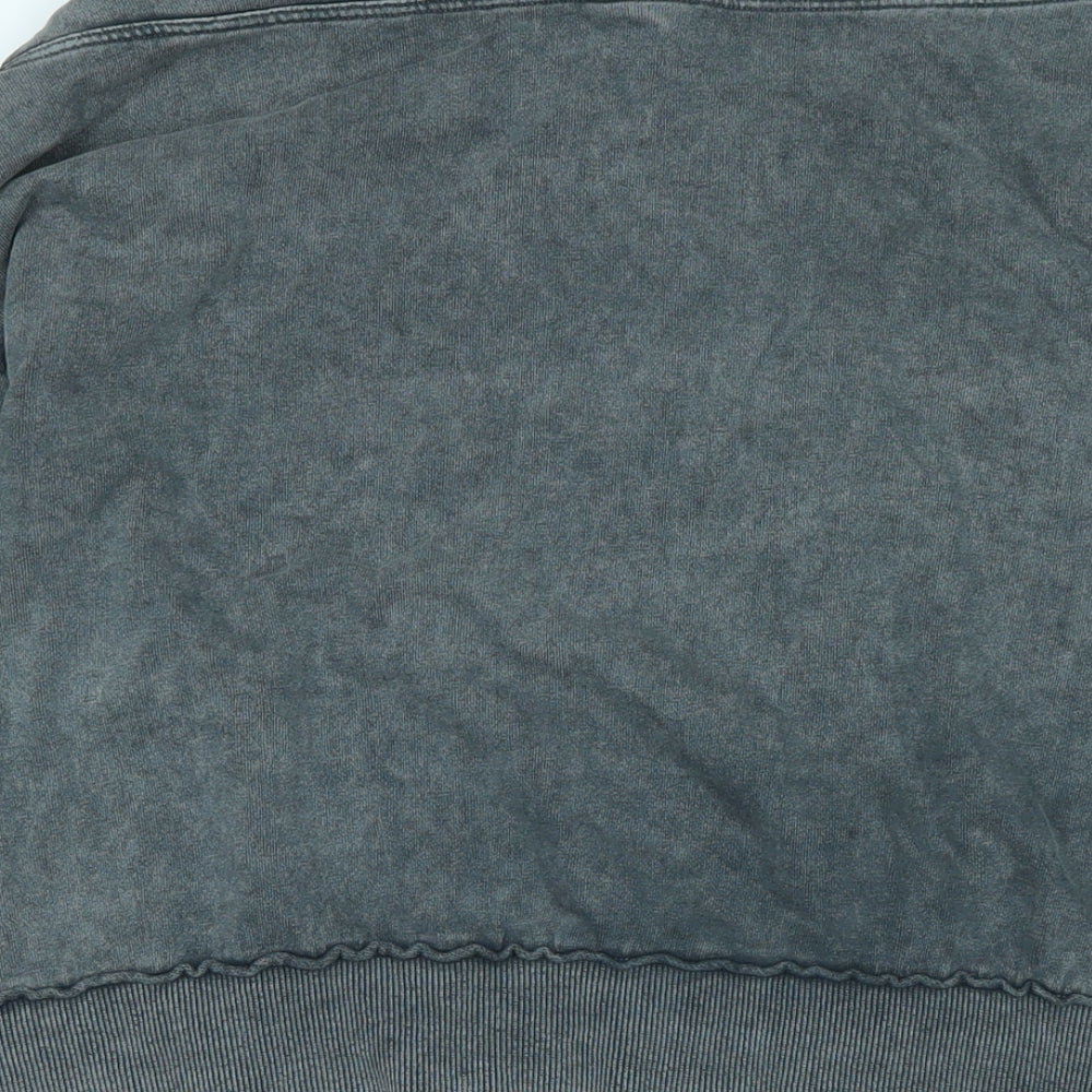 Womens UK Size S Pull&Bear Grey Pullover Sweatshirt