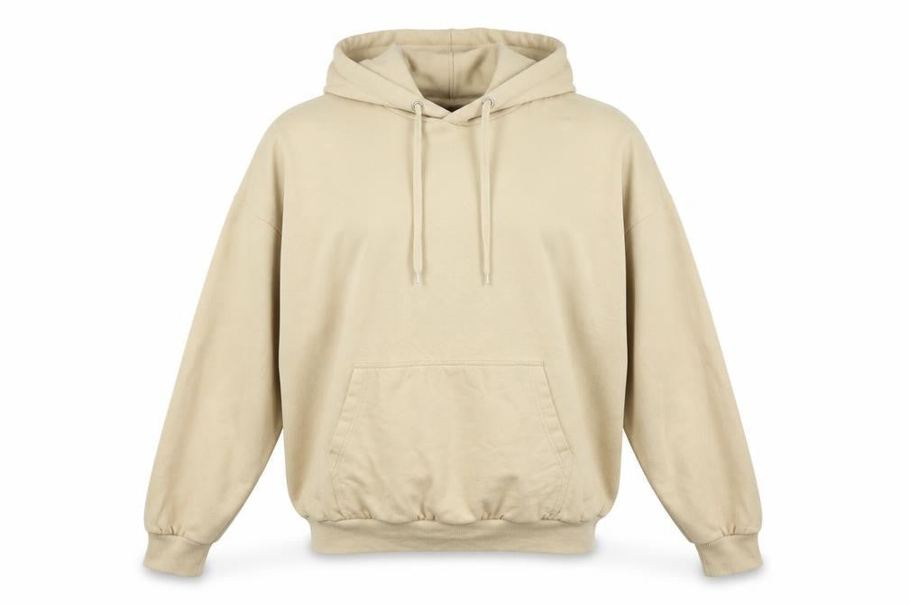 Womens UK Size M Boohoo Beige Pullover Hoodie