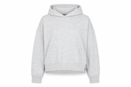 Zara Womens Grey Cotton Pullover Hoodie Size S Pullover