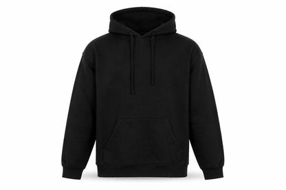boohooMAN Mens Black Cotton Pullover Hoodie Size M - Pockets Chicago
