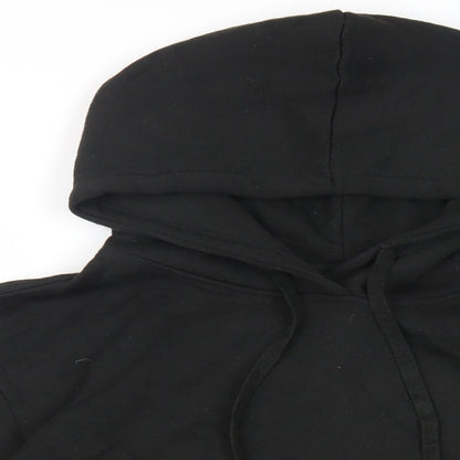 Mens UK Size M Boohoo Man Black Pullover Hoodie