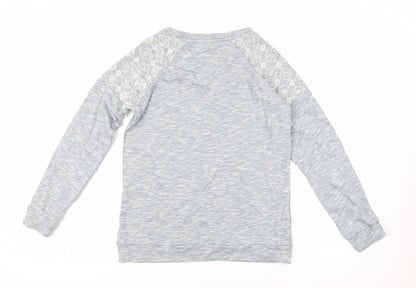 Womens UK Size 8 NEXT Blue Pullover Sweatshirt