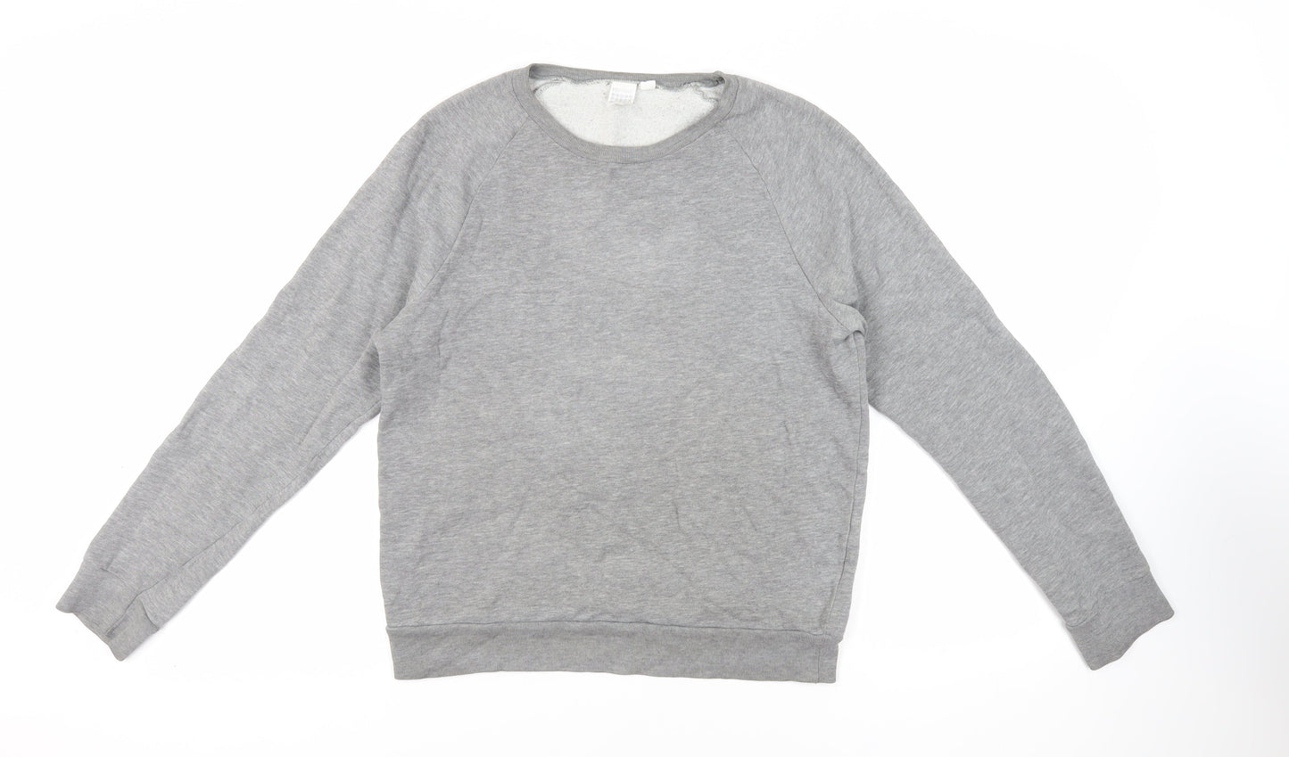 Topman Mens Grey Cotton Pullover Sweatshirt Size S