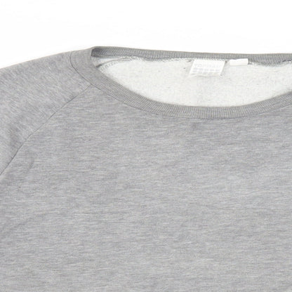 Topman Mens Grey Cotton Pullover Sweatshirt Size S