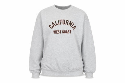 PRETTYLITTLETHING Womens Grey Cotton Pullover Sweatshirt Size S Pullover - California