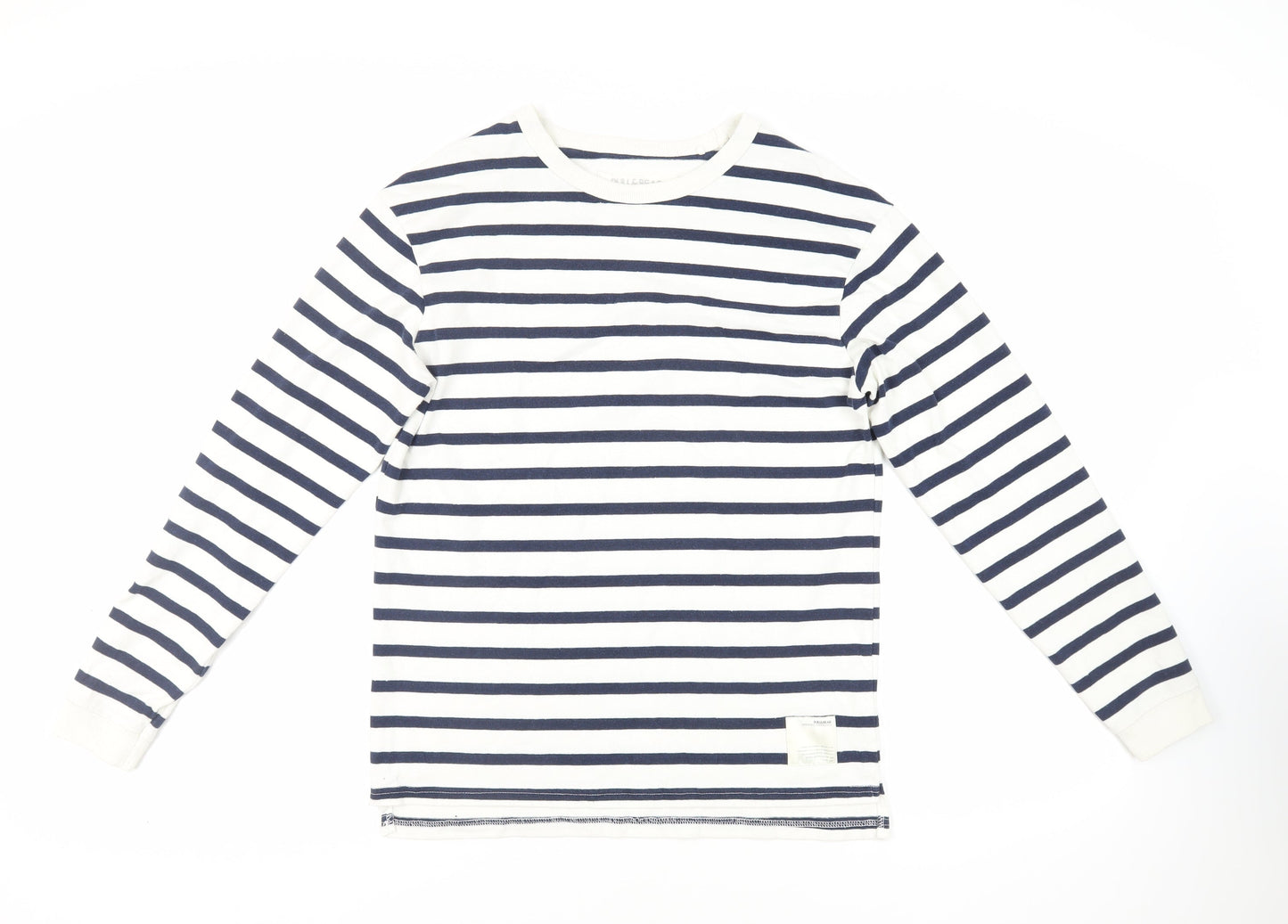 Womens UK Size S Pull&Bear White Pullover Sweatshirt