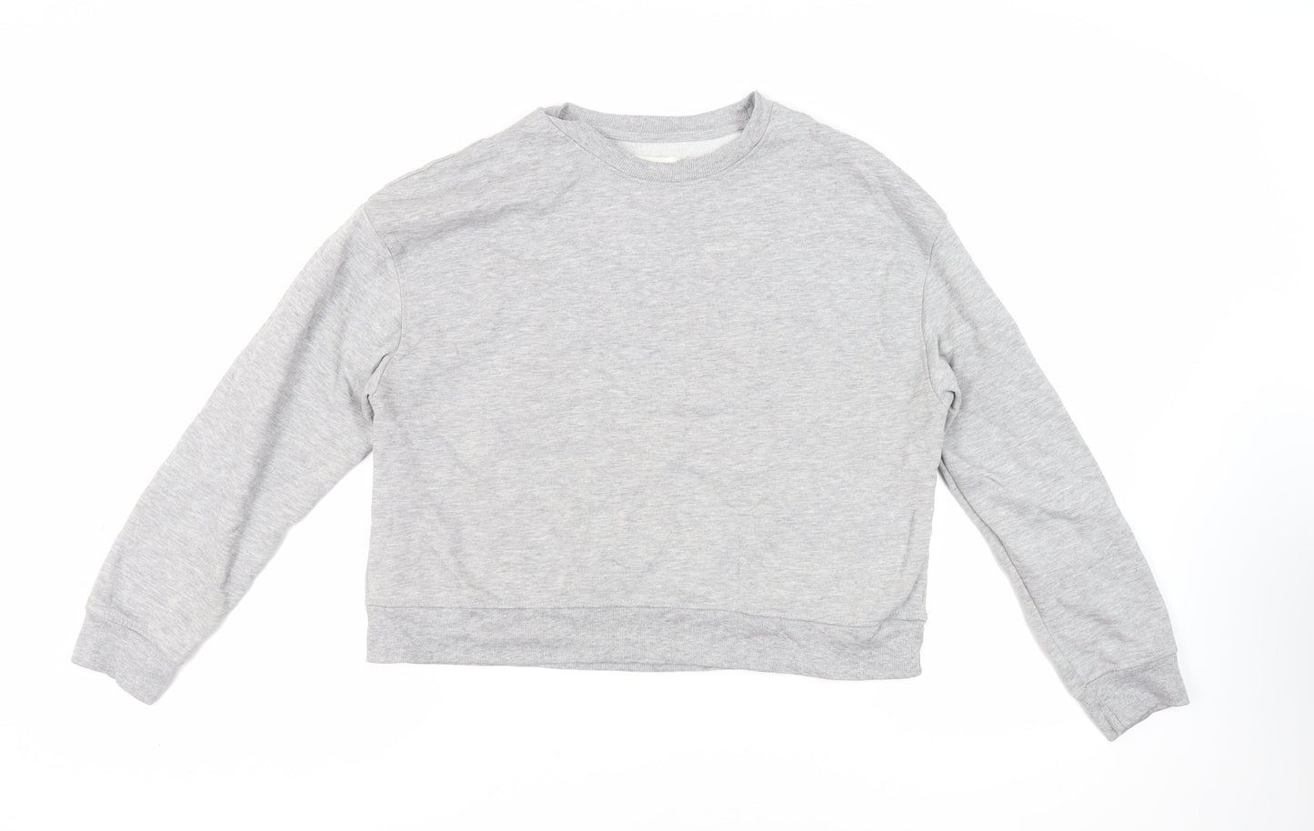 Womens UK Size L Pull&Bear Grey Pullover Sweatshirt