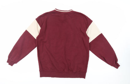 H&M Girls Red Cotton Pullover Sweatshirt Size 12-13 Years Pullover - Harry Potter Hogwarts