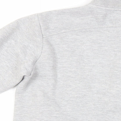 Donnay Womens Grey Cotton Full Zip Sweatshirt Size 12 Zip - Logo Pockets