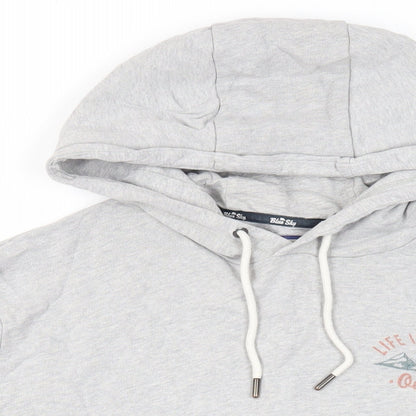 Mens UK Size L NEXT Grey Pullover Hoodie