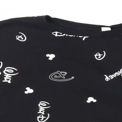 Womens UK Size 2XL Disney Black Pullover Sweatshirt