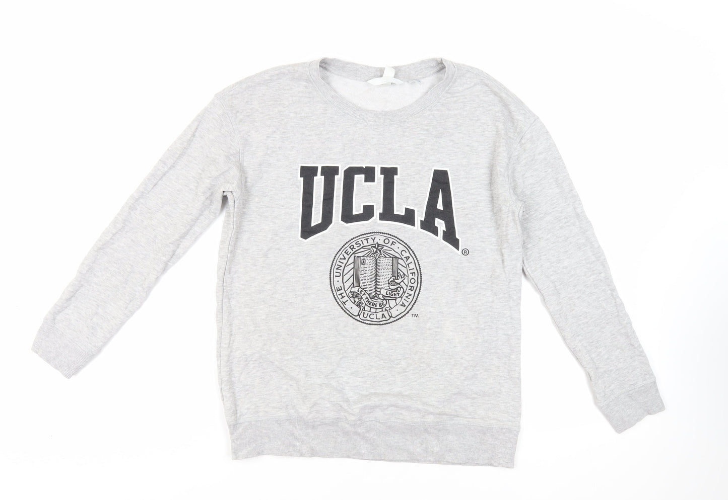 Womens UK Size XS H&M Mama Grey Pullover Sweatshirt