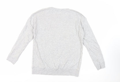 Womens UK Size XS H&M Mama Grey Pullover Sweatshirt
