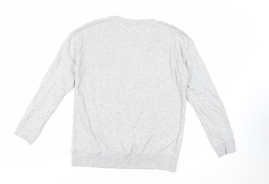 Womens UK Size XS H&M Mama Grey Pullover Sweatshirt