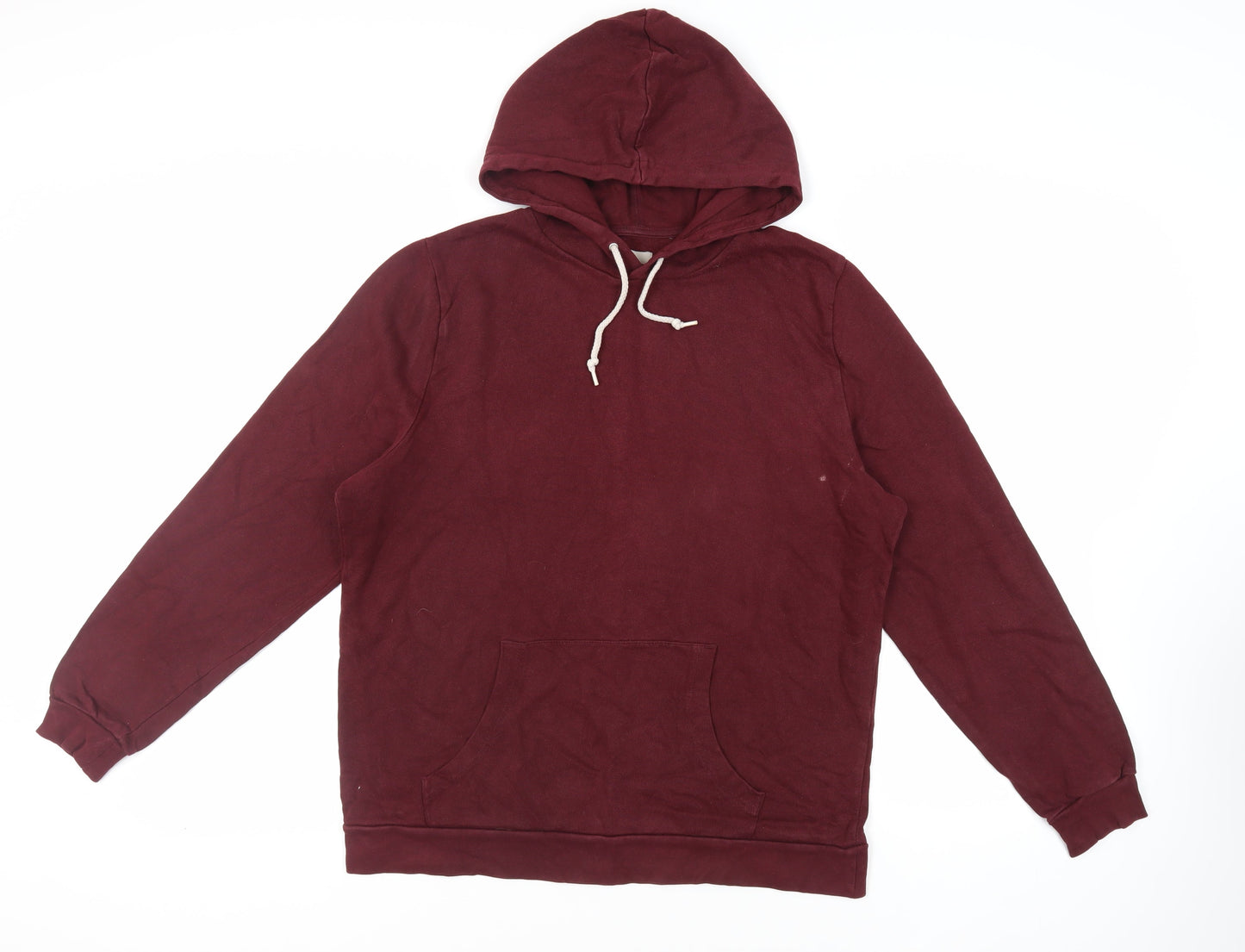 Mens UK Size L ASOS Red Pullover Hoodie