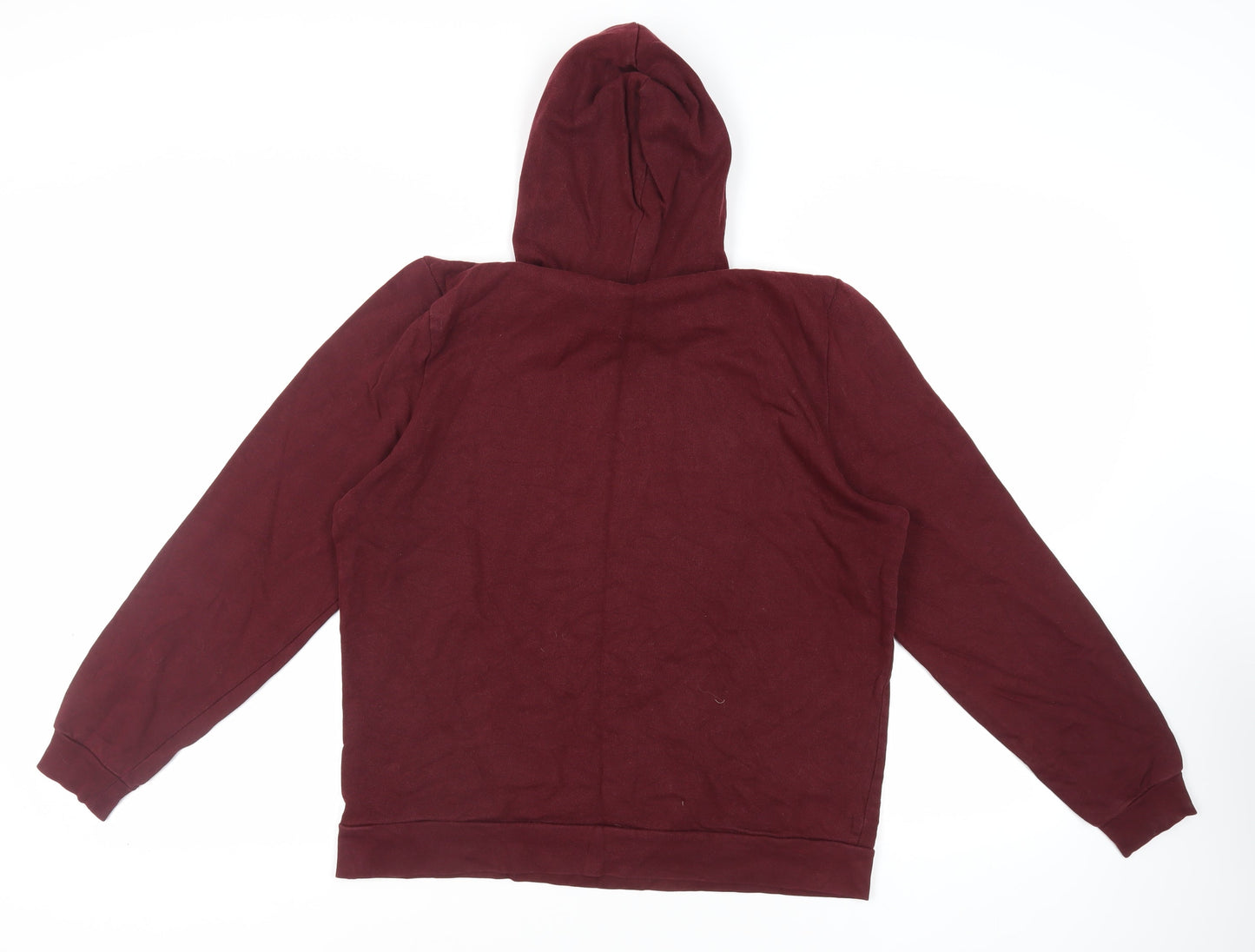 Mens UK Size L ASOS Red Pullover Hoodie