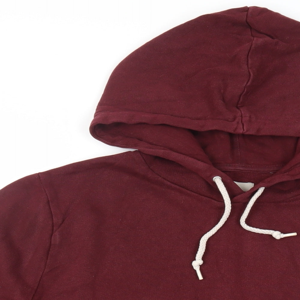 Mens UK Size L ASOS Red Pullover Hoodie