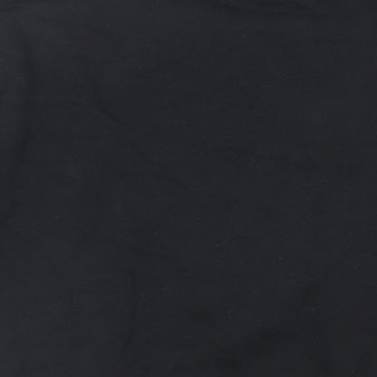 H&M Womens Black Cotton Pullover Sweatshirt Size S Pullover