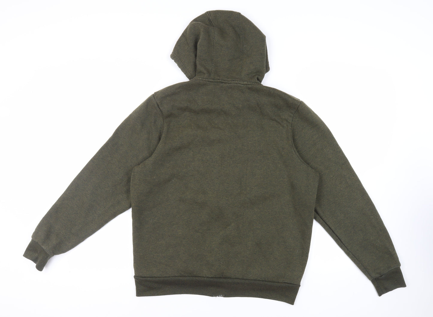 Mens UK Size M Slazenger Green Full Zip Hoodie