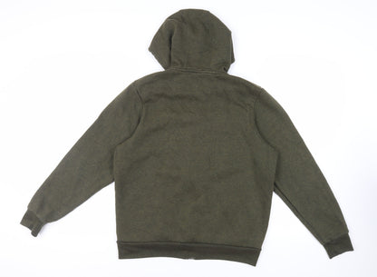 Mens UK Size M Slazenger Green Full Zip Hoodie