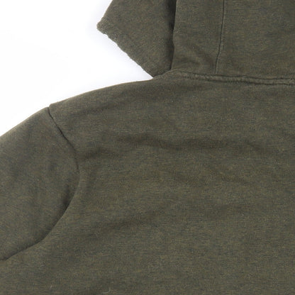 Mens UK Size M Slazenger Green Full Zip Hoodie